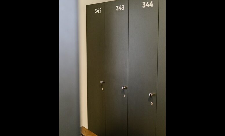Moderne Spinde für Mitarbeiter und Schließfachschränke